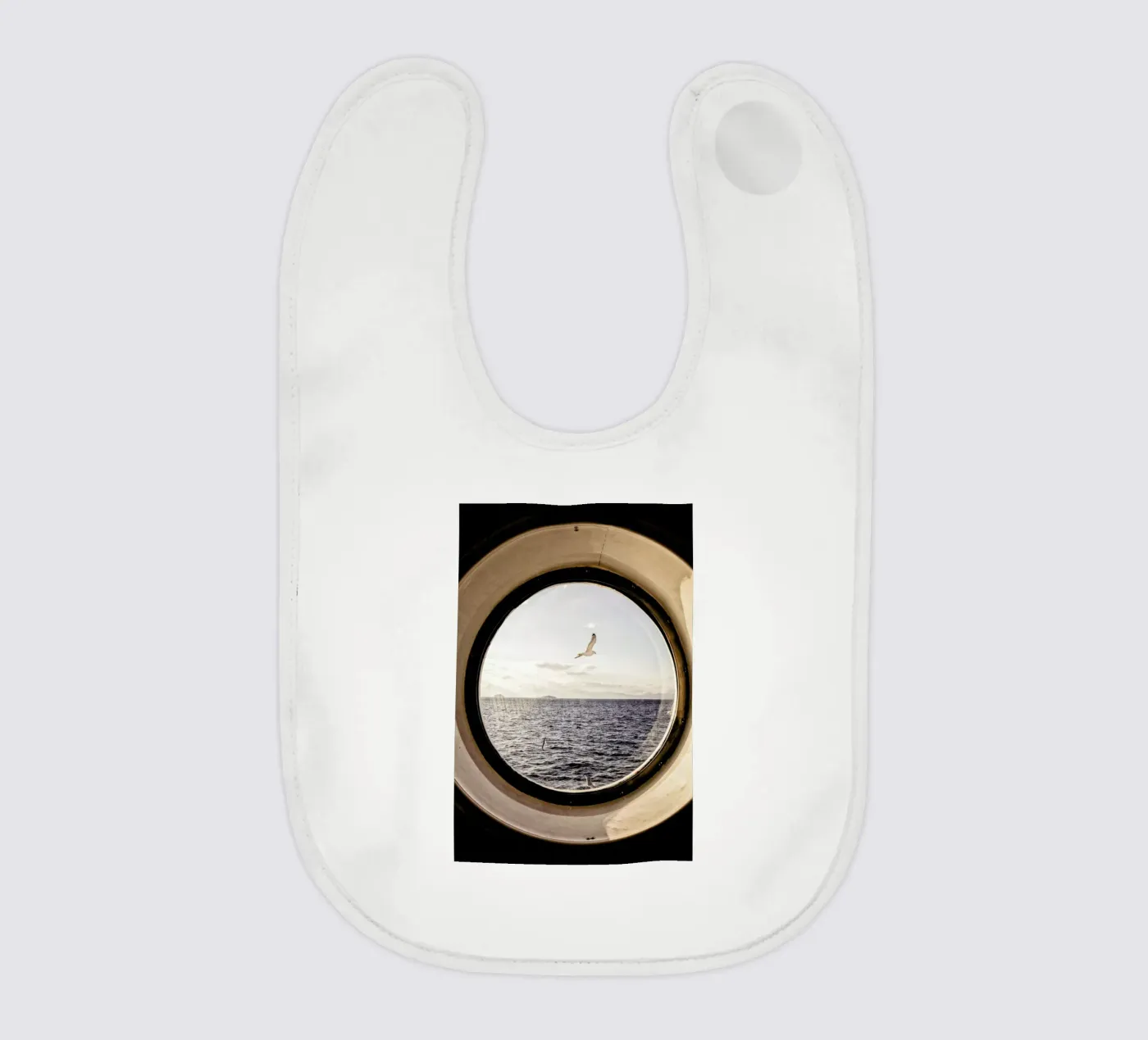 Ocean View baby bib by METROPOLIS
