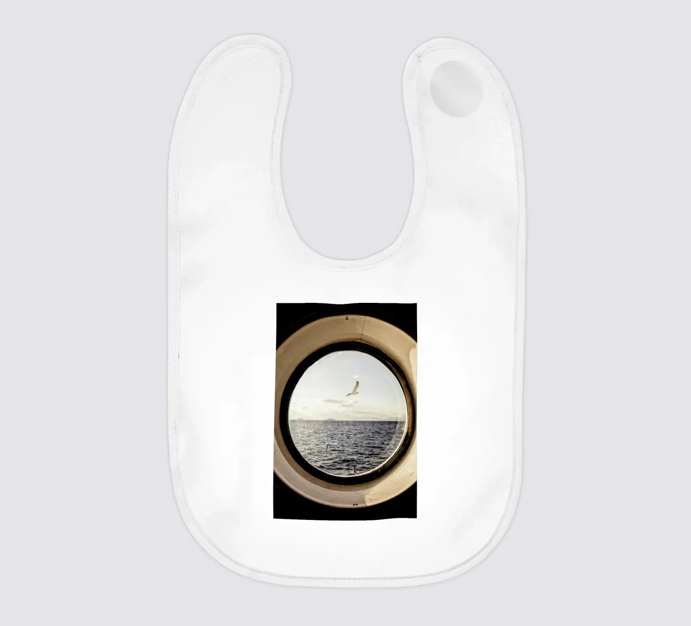 Ocean View baby bib by METROPOLIS