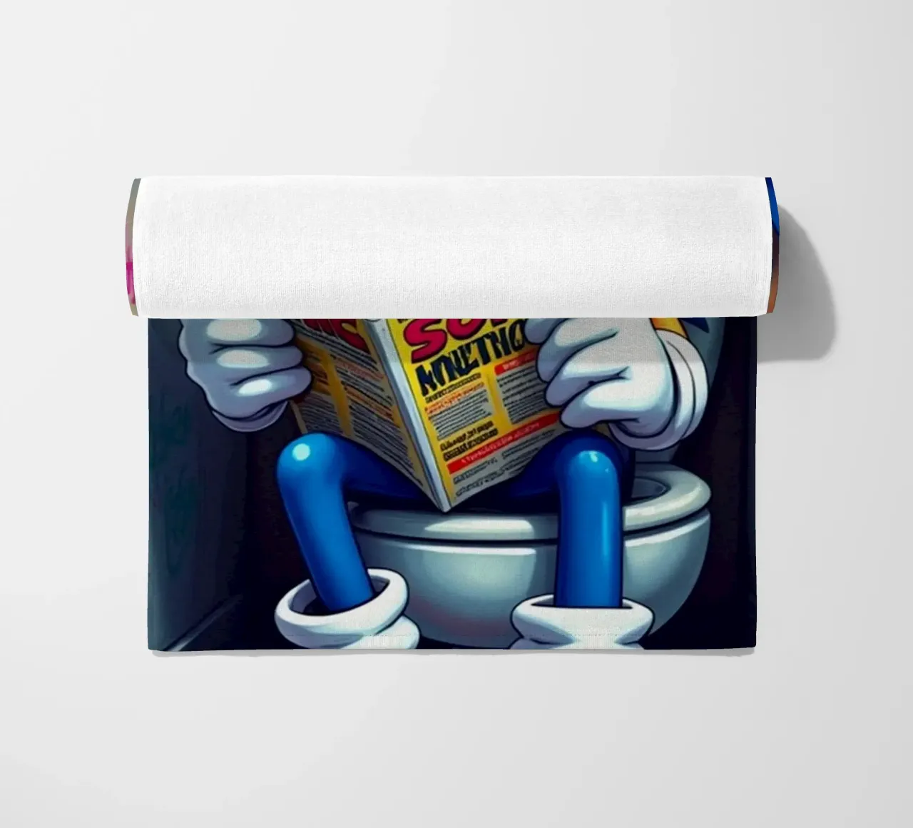 Sonic Toilet Zone Act 1 telo mare da FreeArtStudio
