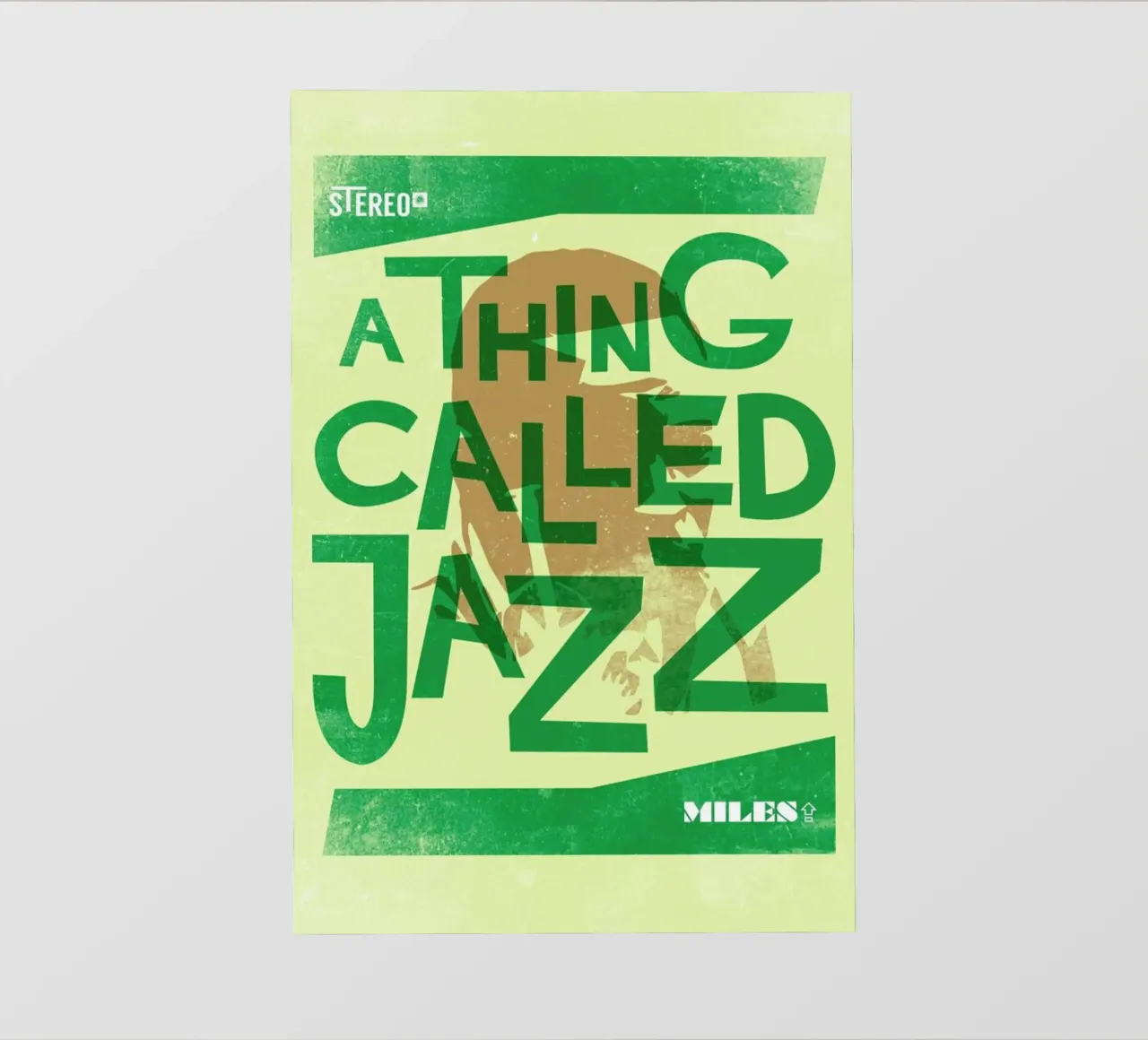 Thing called jazz Miles Davis pellicola backlit da 121 Creatives