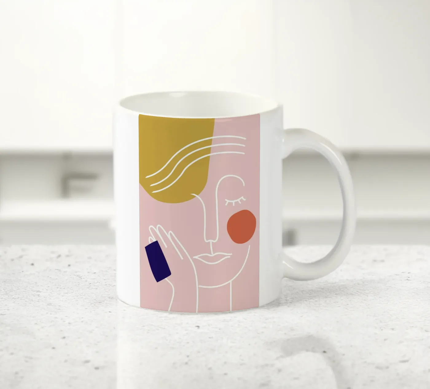 Rest ceramic mug by Pure
