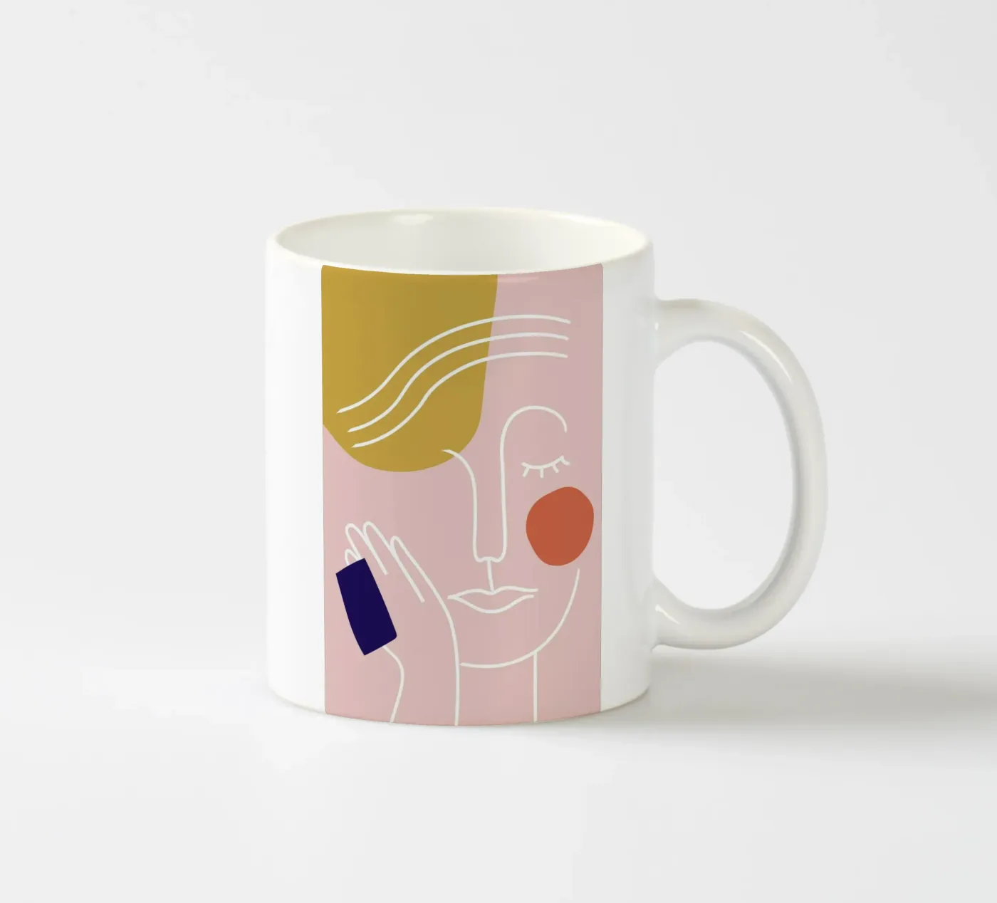 Rest ceramic mug by Pure