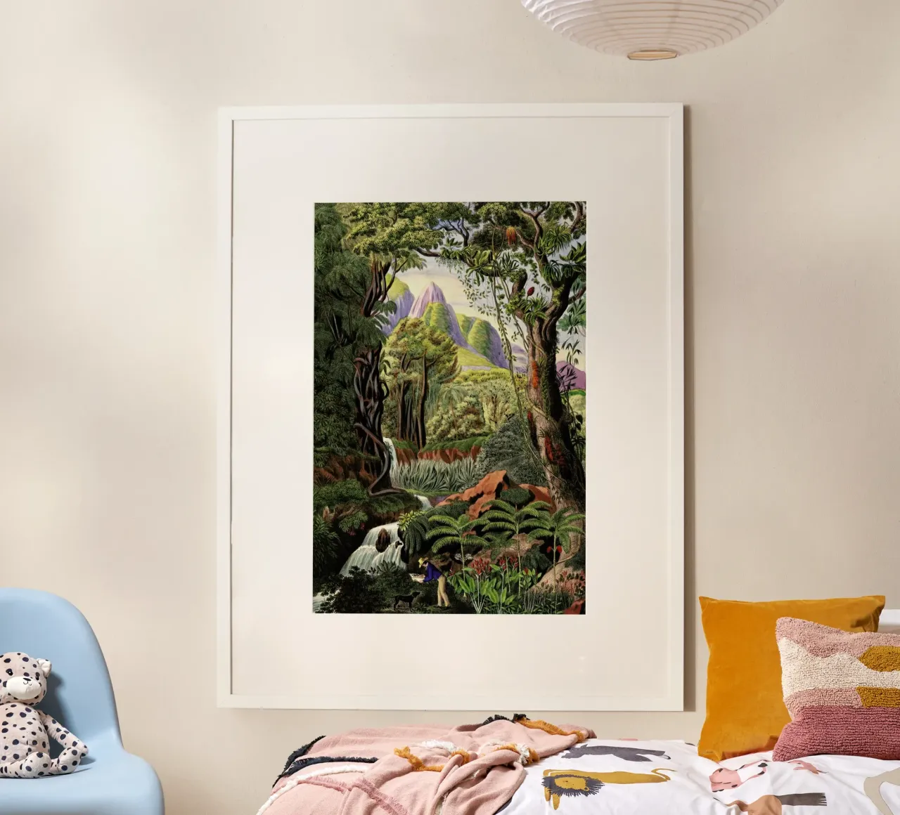 Morenia Poppigiana poster con telaio in plastica da Astër