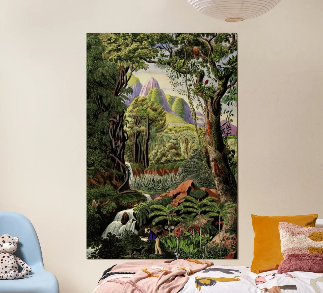 Morenia Poppigiana poster con telaio in plastica da Astër