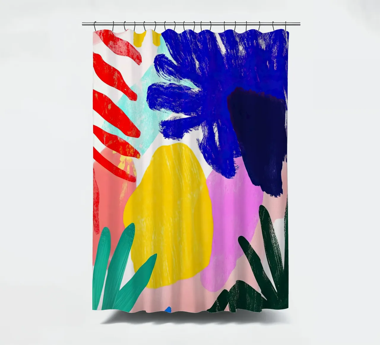 Un tripudio di colori tenda da doccia da Nikis Art Studio