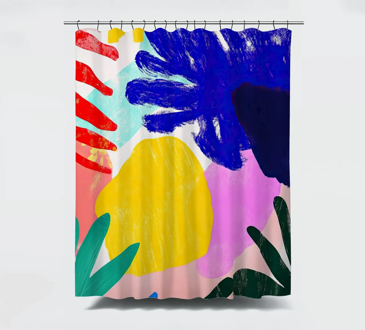 Un tripudio di colori tenda da doccia da Nikis Art Studio