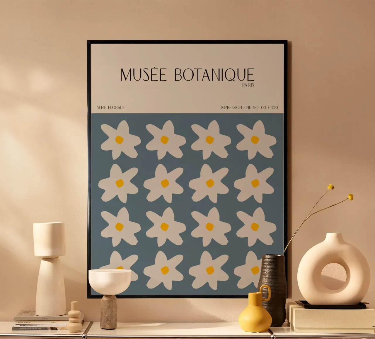 Musée Botanique No 43 poster con telaio in plastica da treechild