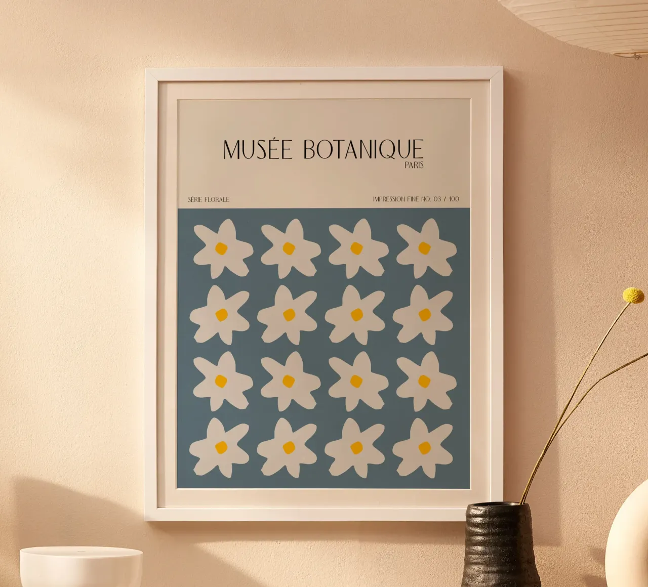 Musée Botanique No 43 poster con telaio in plastica da treechild