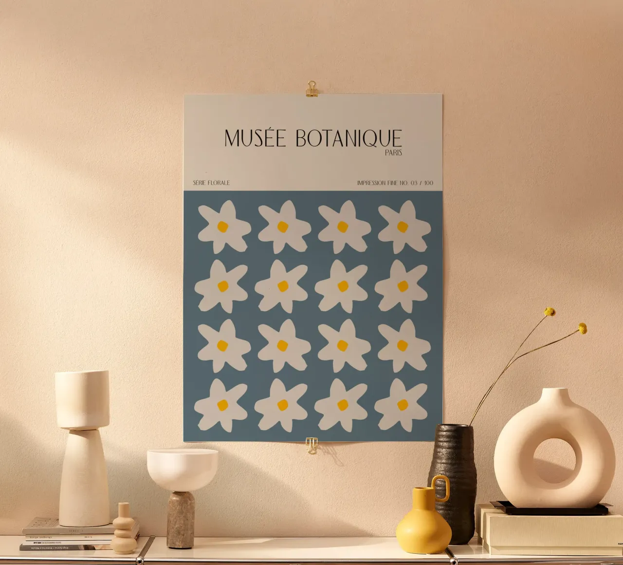 Musée Botanique No 43 poster con telaio in plastica da treechild