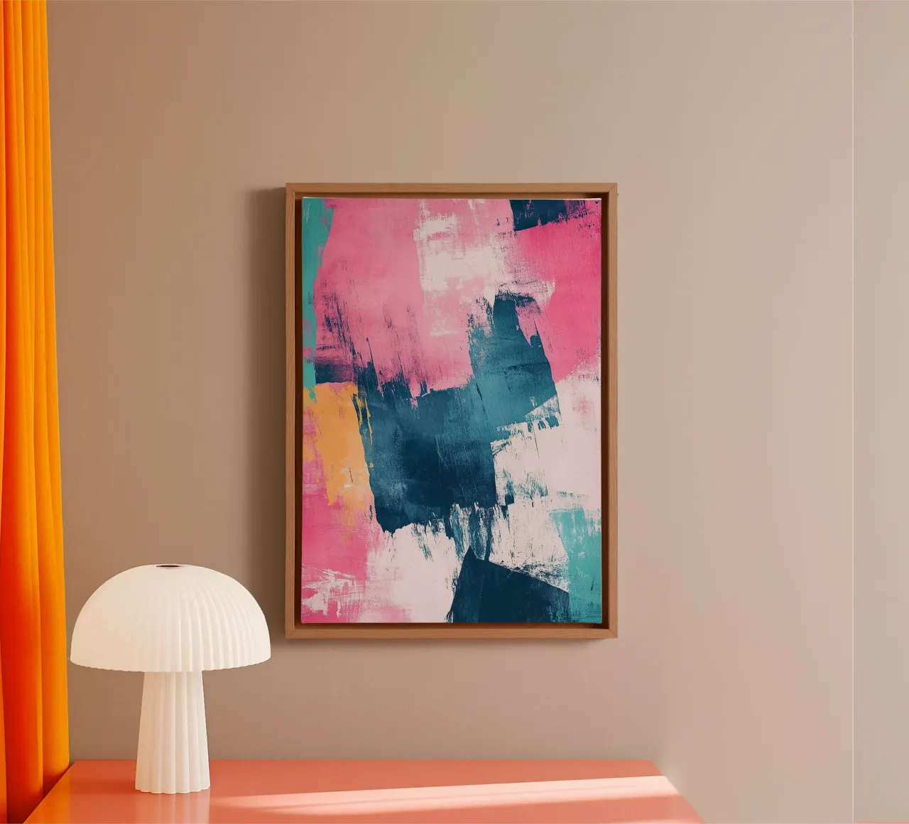 The vision in colour canvas by Nikis Art Studio