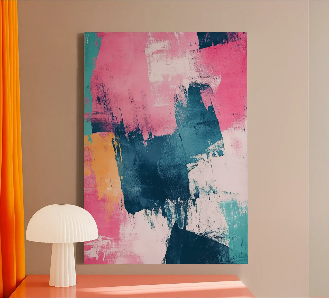 The vision in colour canvas by Nikis Art Studio