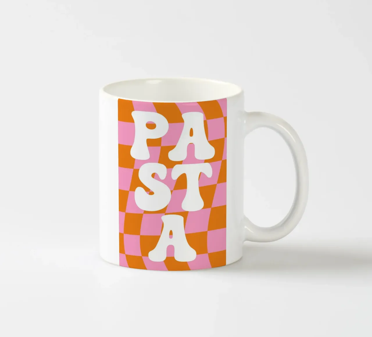 Pasta retro tazza in ceramica da BAINAI QUOTES