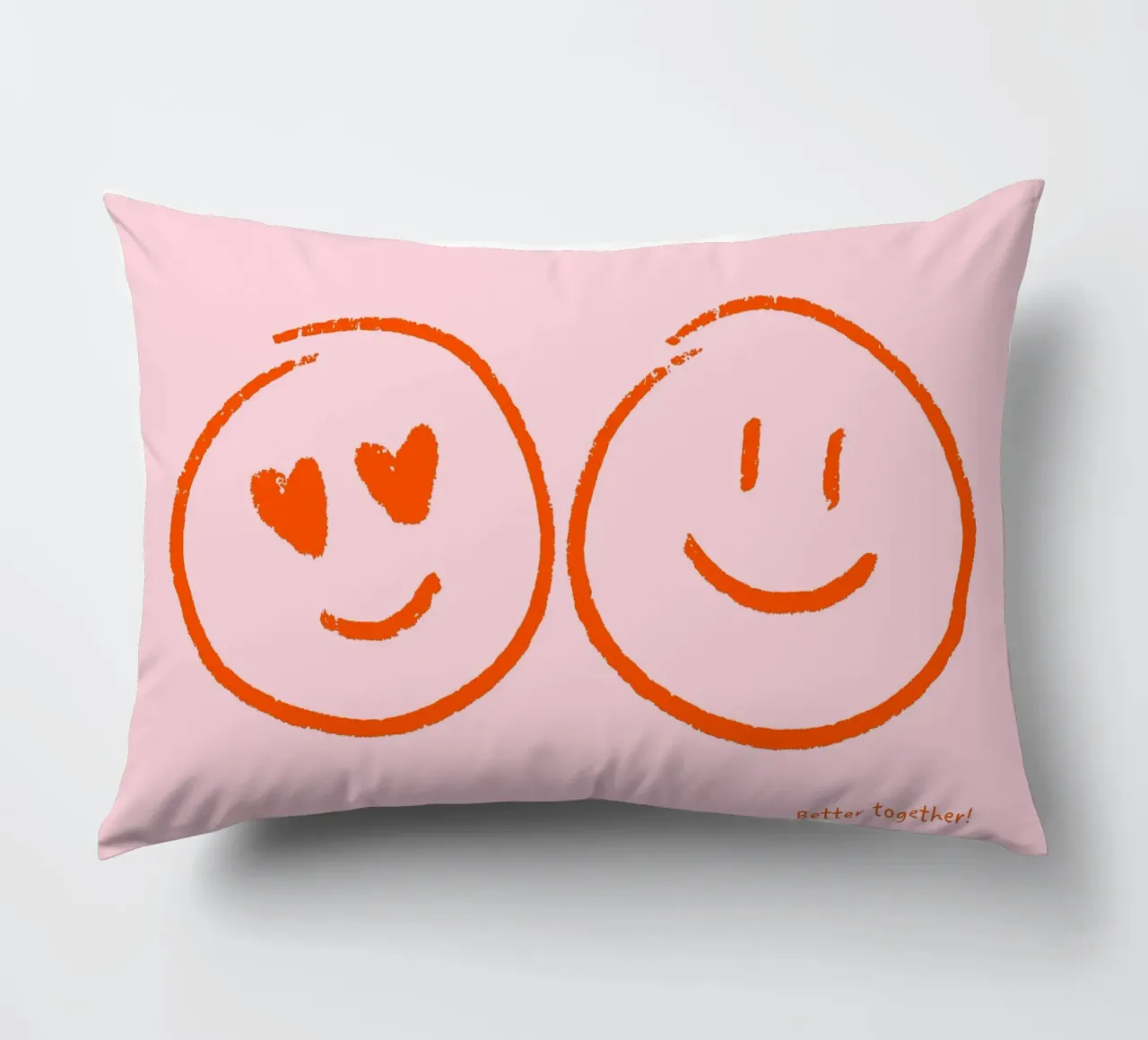 Better together - viele Farben cuscino da Ohkimiko