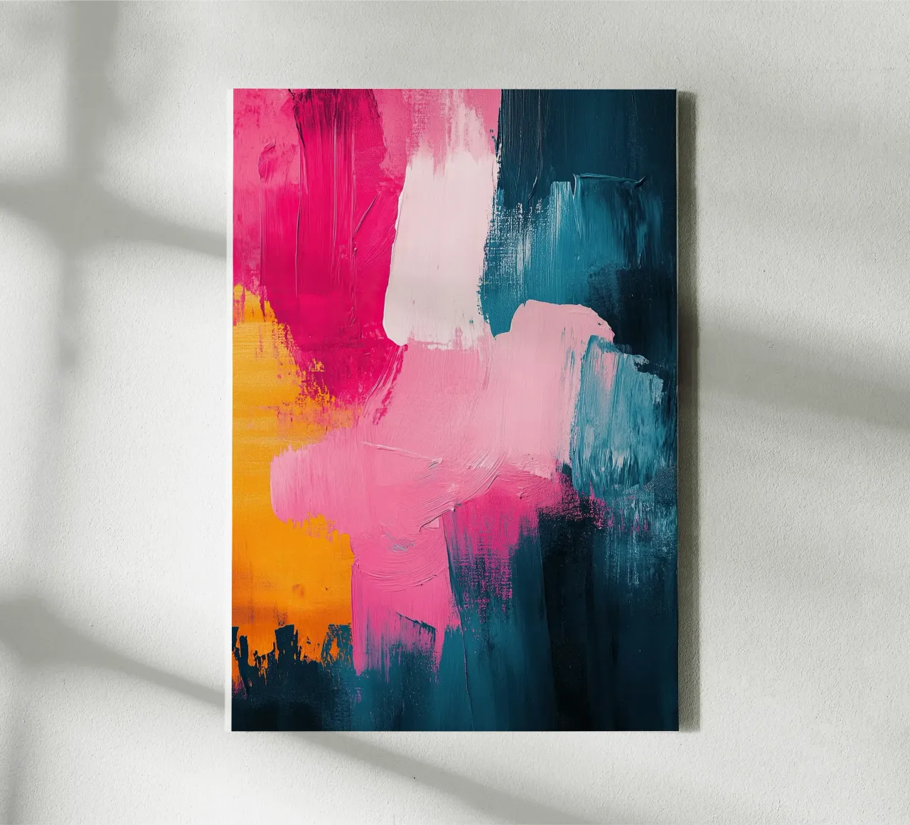 The reflection of dreams canvas with Floater frame by Nikis Art Studio