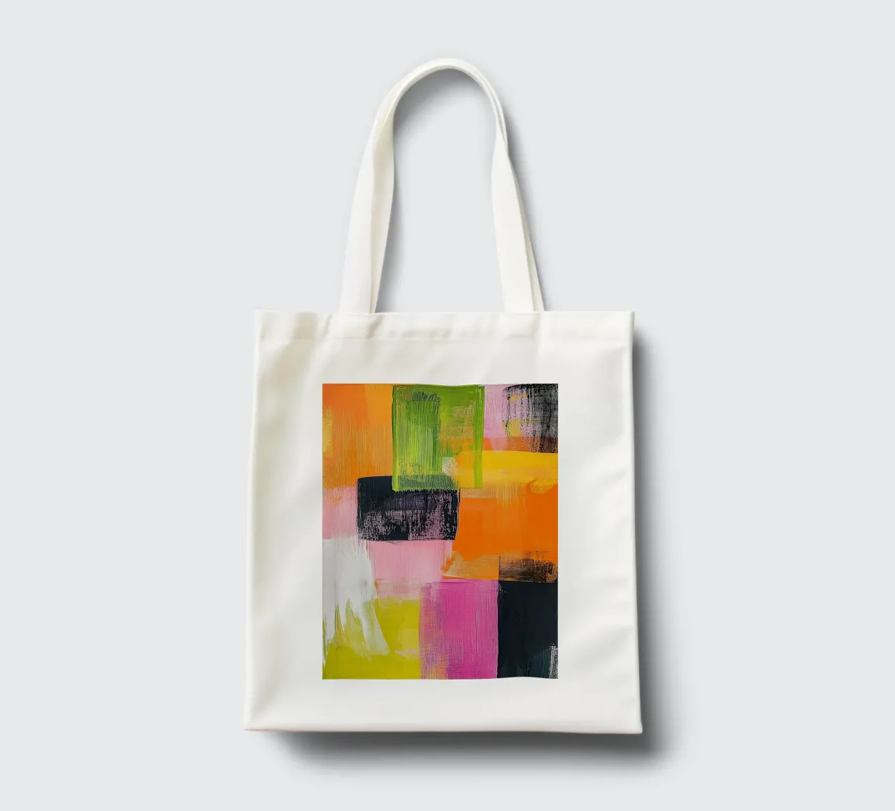 Die Farbwelle Jutebeutel von Nikis Art Studio
