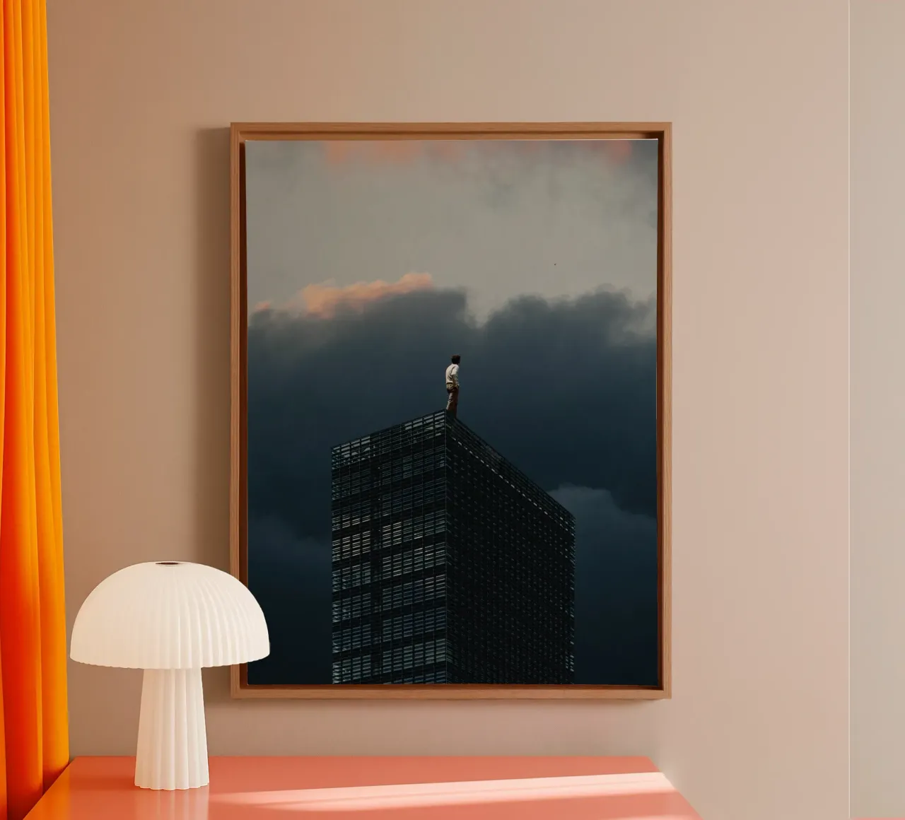 We will get over everything canvas with Floater frame by Frank Moth