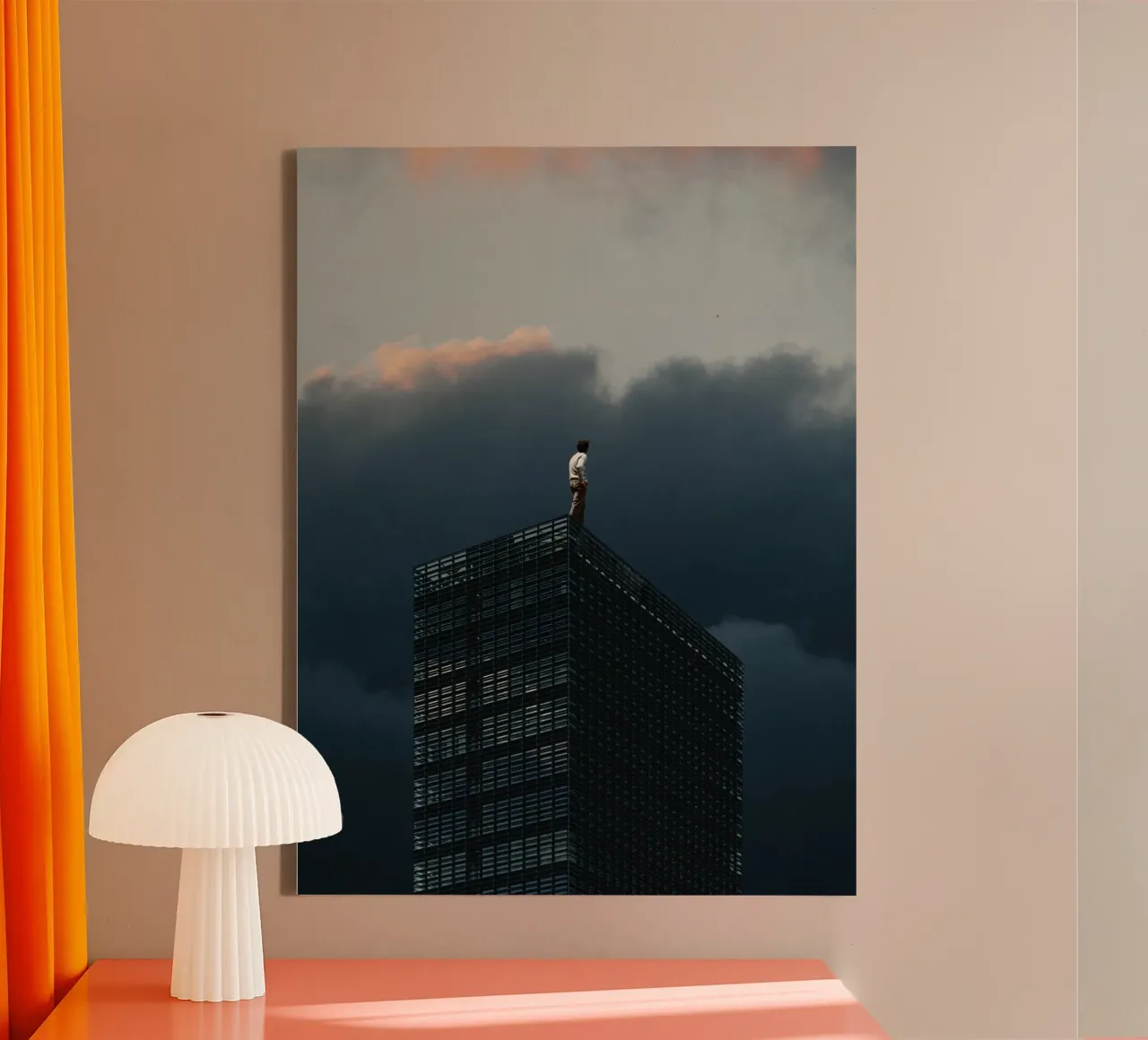 We will get over everything canvas with Floater frame by Frank Moth