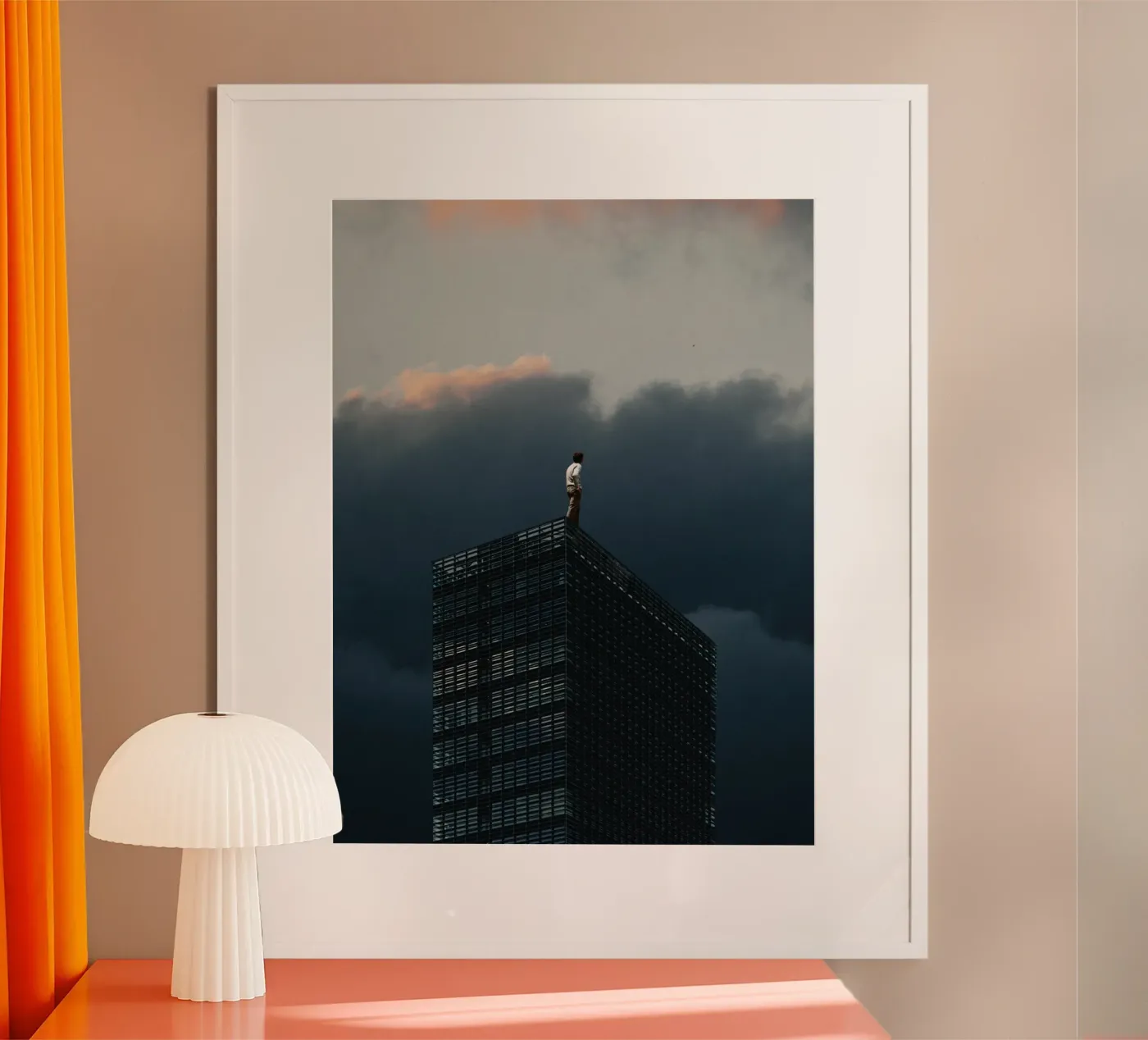 We will get over everything poster van Frank Moth