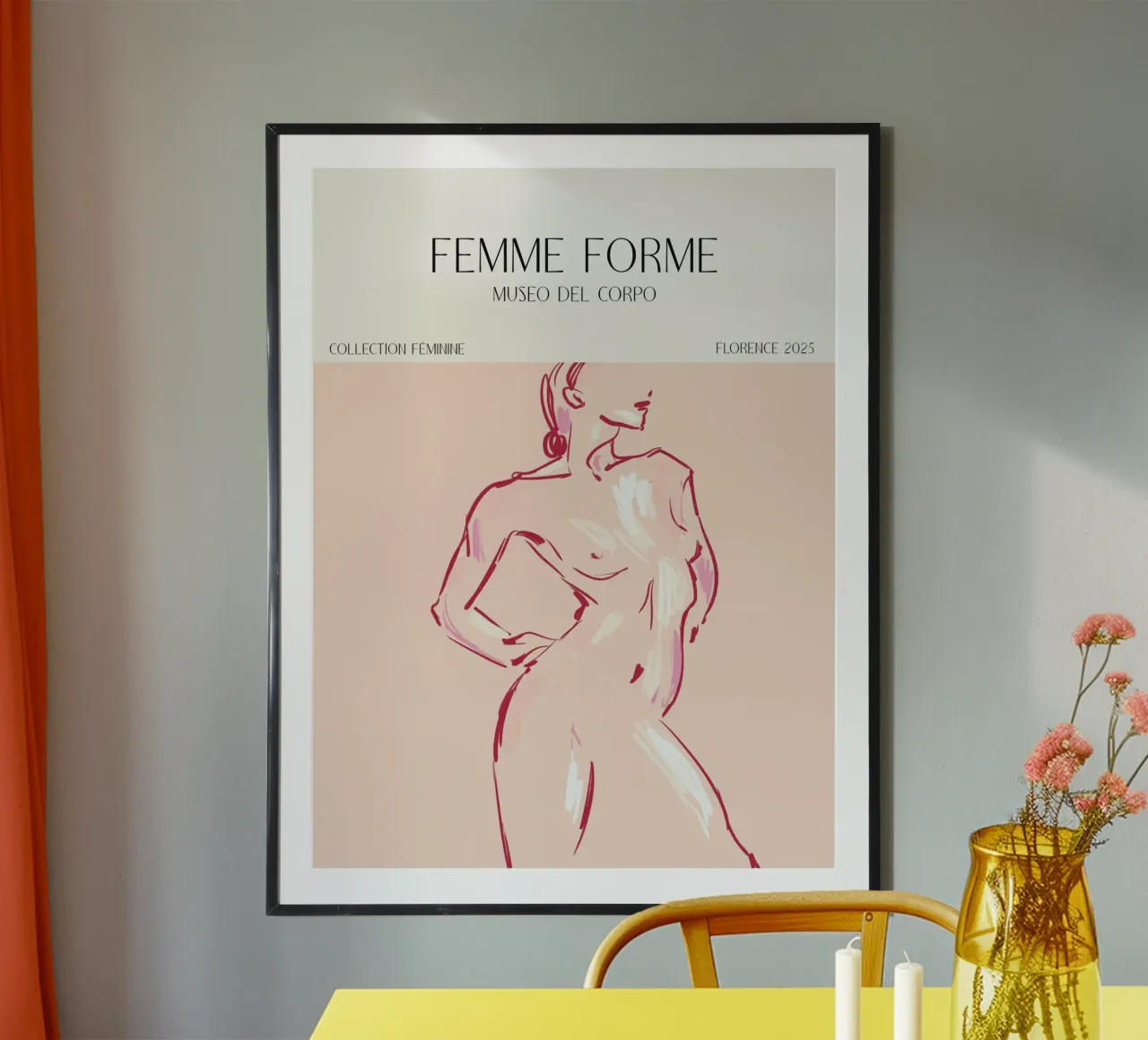 Femme Forme No 05 poster da treechild