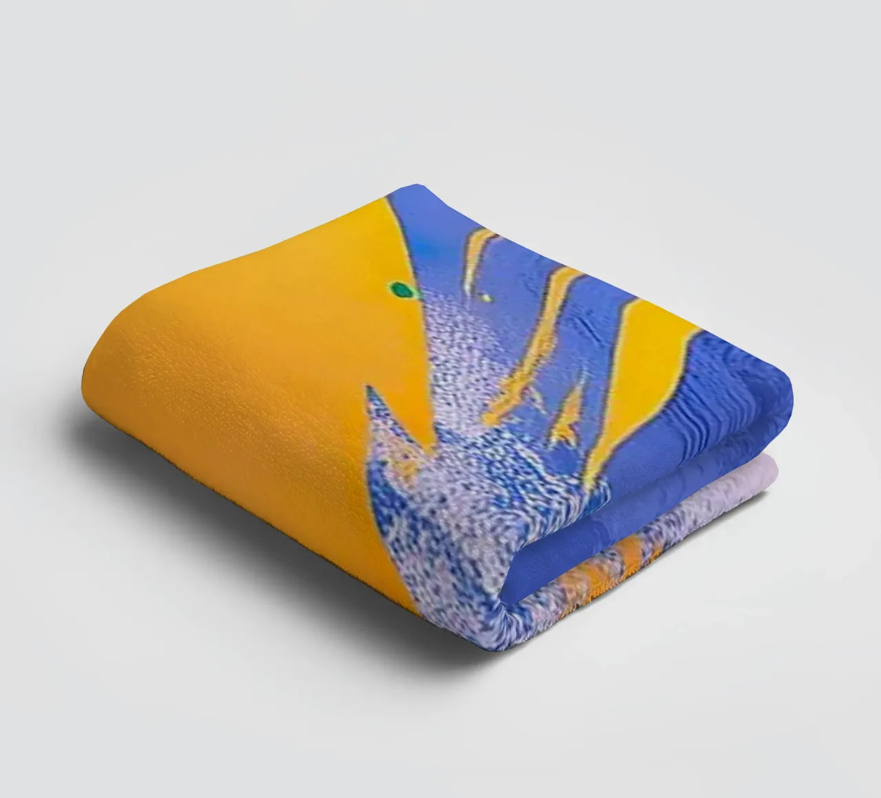 The composition of chaos towel by Nikis Art Studio