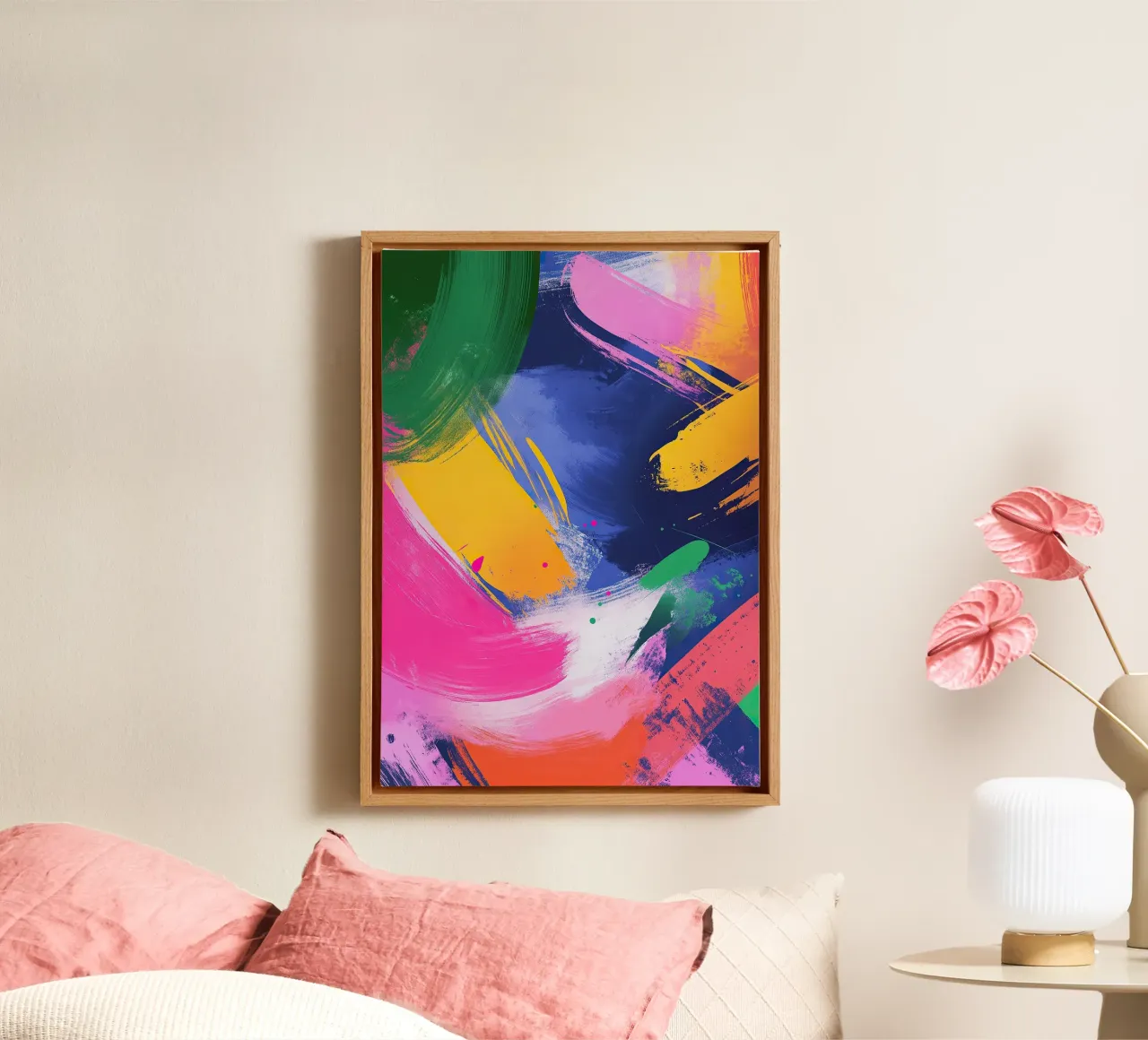 The composition of chaos canvas by Nikis Art Studio