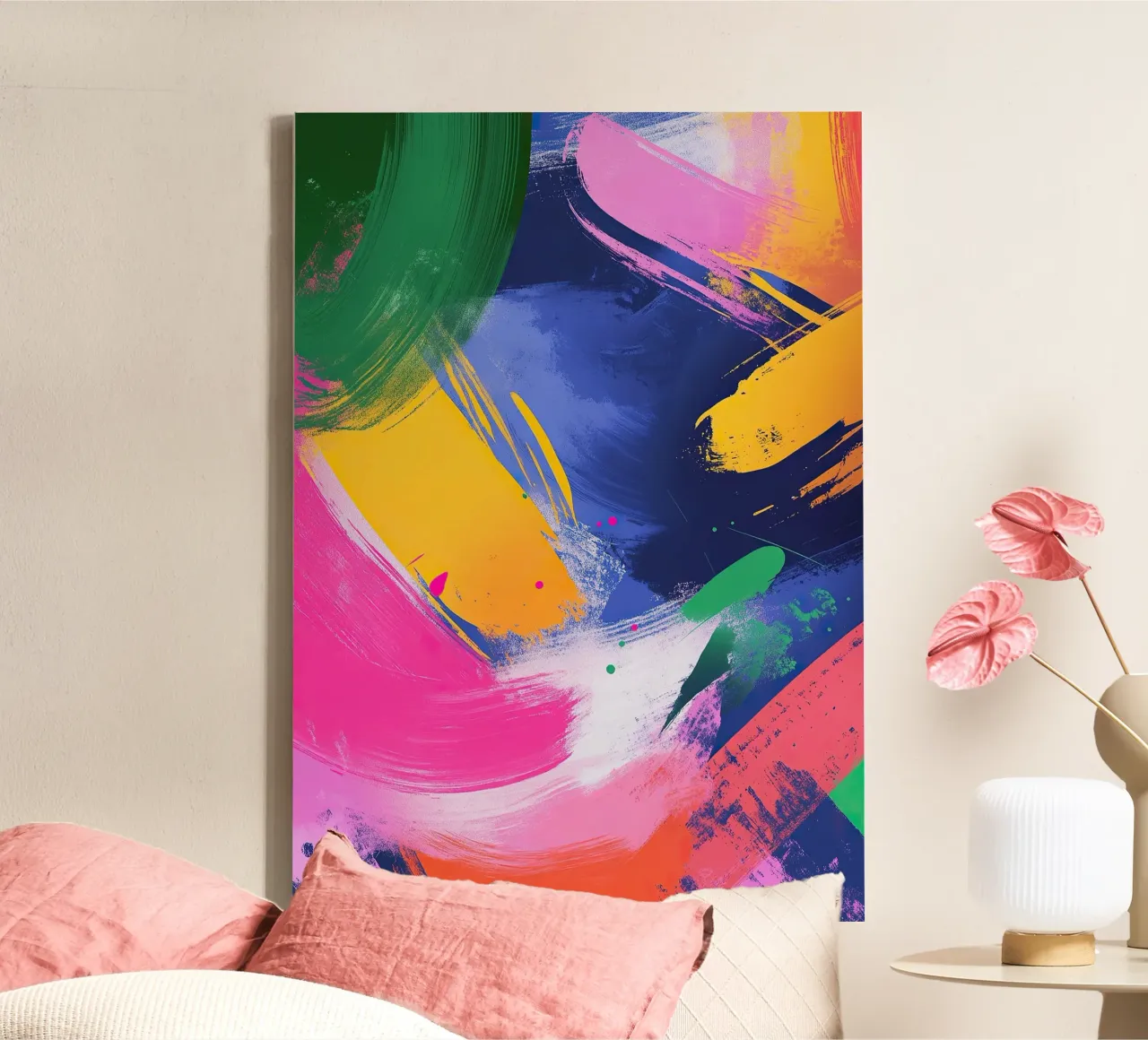 The composition of chaos canvas by Nikis Art Studio
