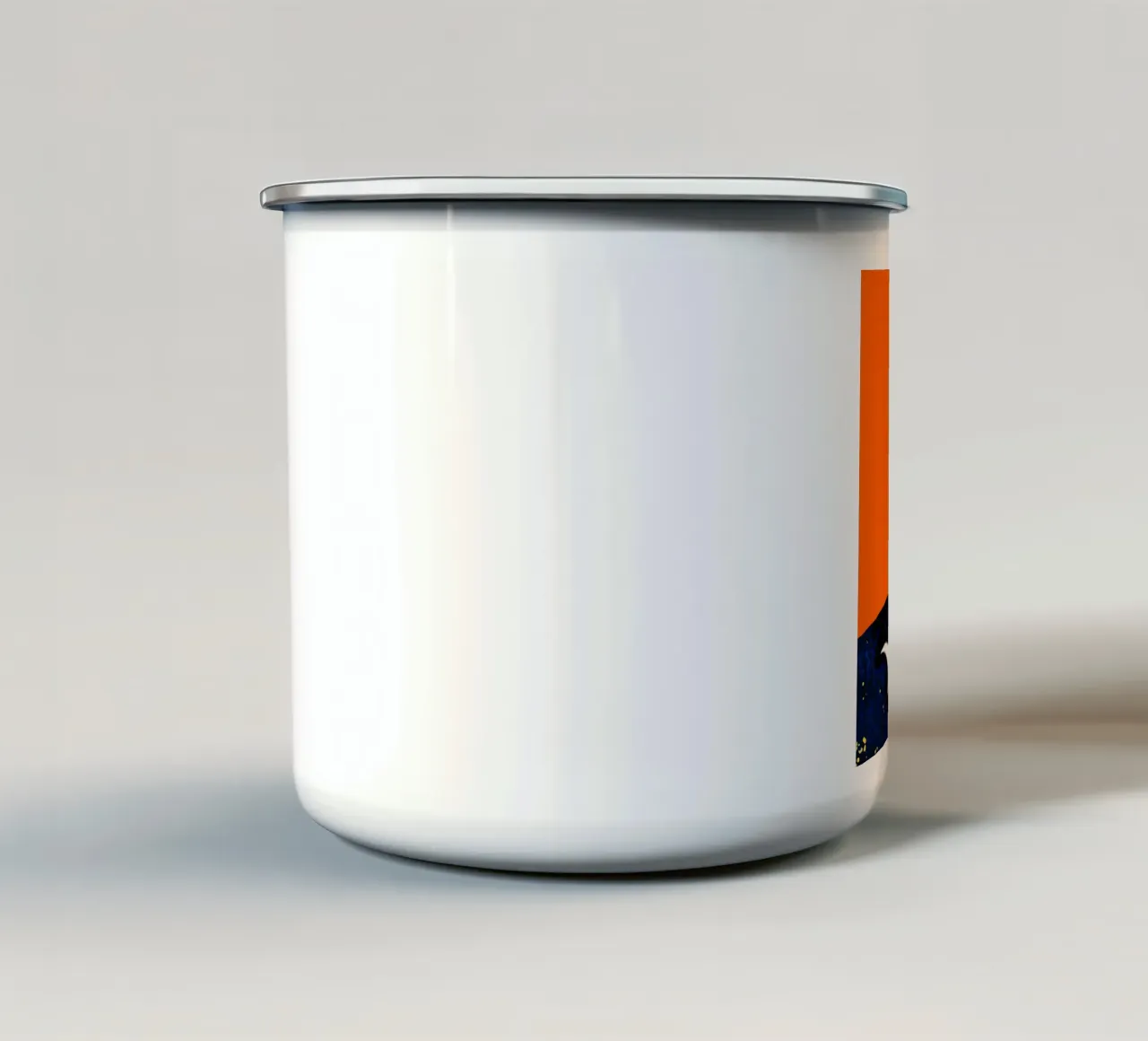Il percorso che ci attende, il concetto di futuro astratto e audace delle persone tazza in smalto da 83oranges