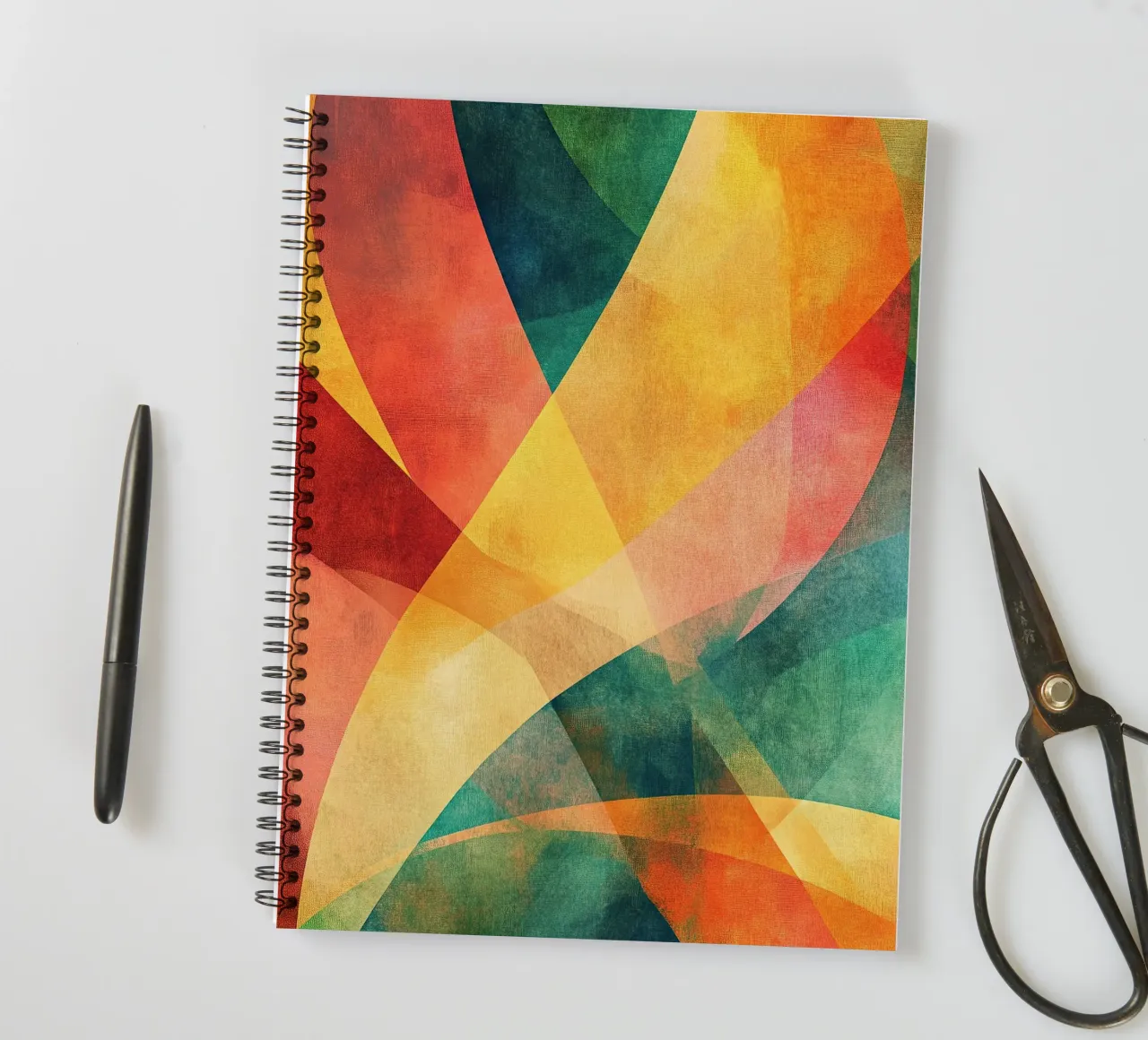 The structure of emotions spiral notebook by Nikis Art Studio