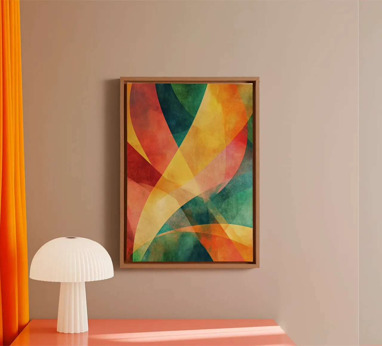 The structure of emotions canvas by Nikis Art Studio