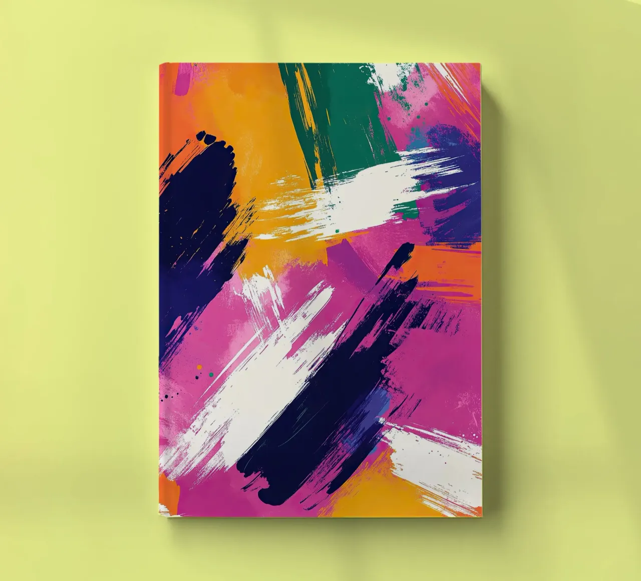 The landscape of abstraction notebook by Nikis Art Studio