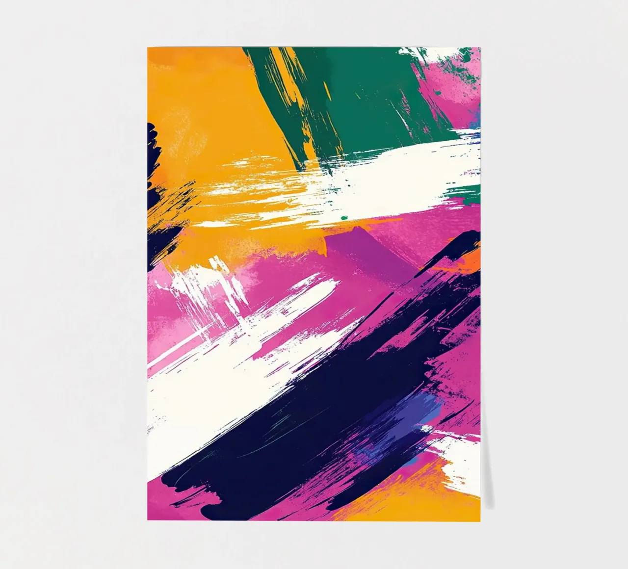 The landscape of abstraction sticker sheet by Nikis Art Studio