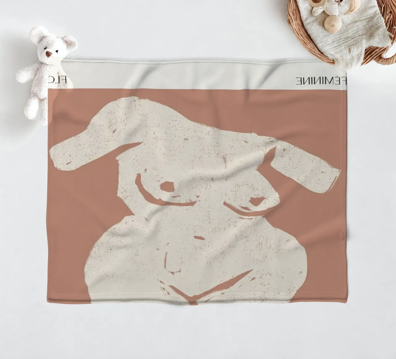 Femme Forme No 09 coperta in pile da treechild