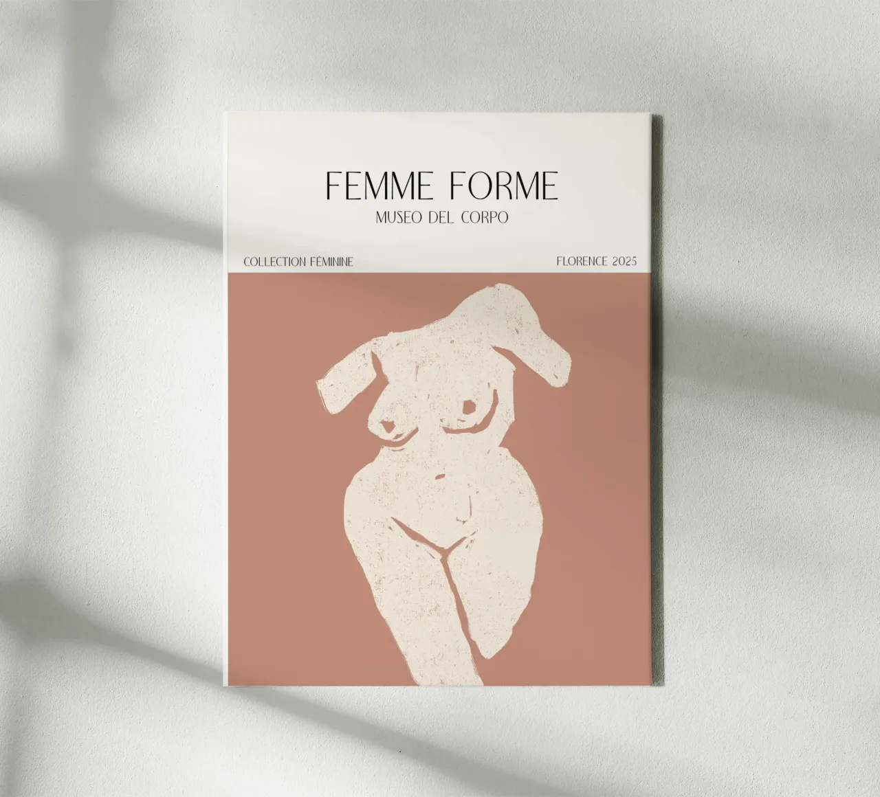 Femme Forme No 09 tela con Cornice a cassetta da treechild