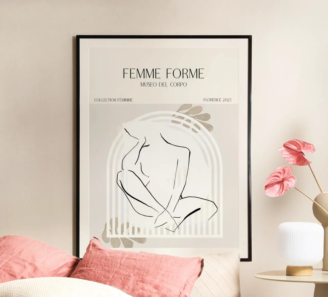Femme Forme No 10 poster da treechild