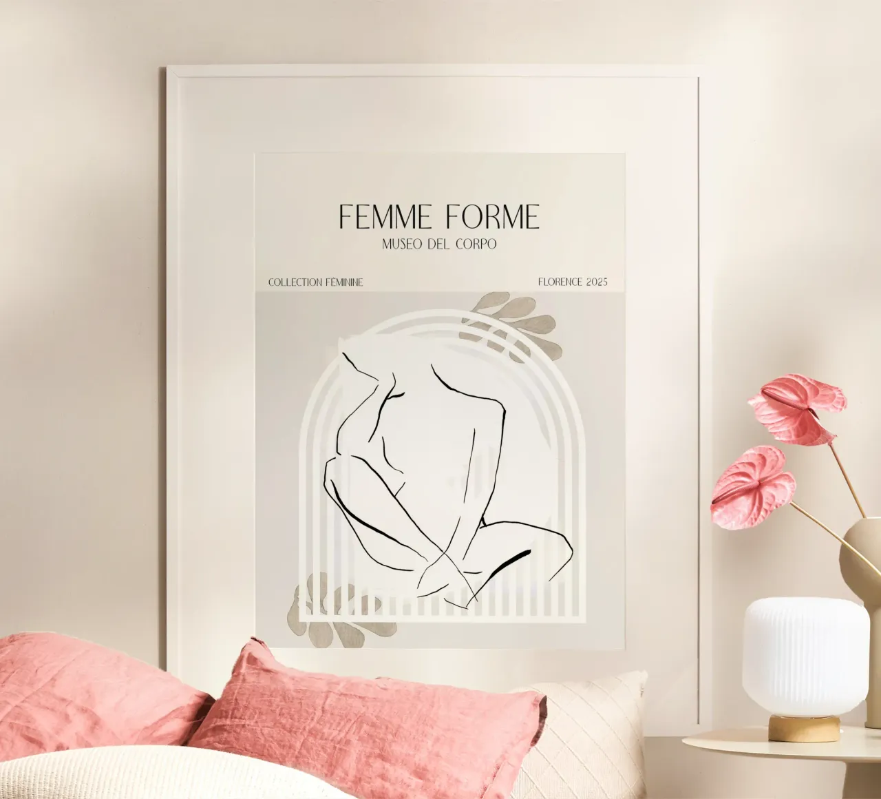 Femme Forme No 10 poster da treechild