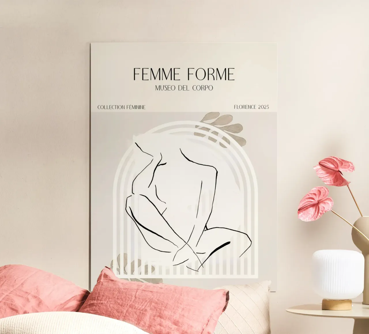 Femme Forme No 10 poster da treechild