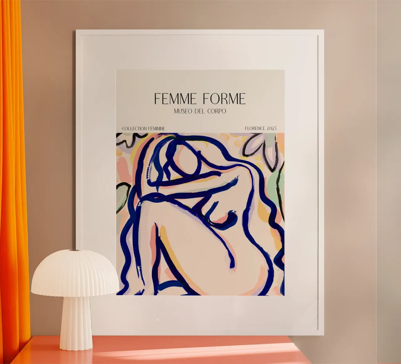 Femme Forme No 13 poster da treechild