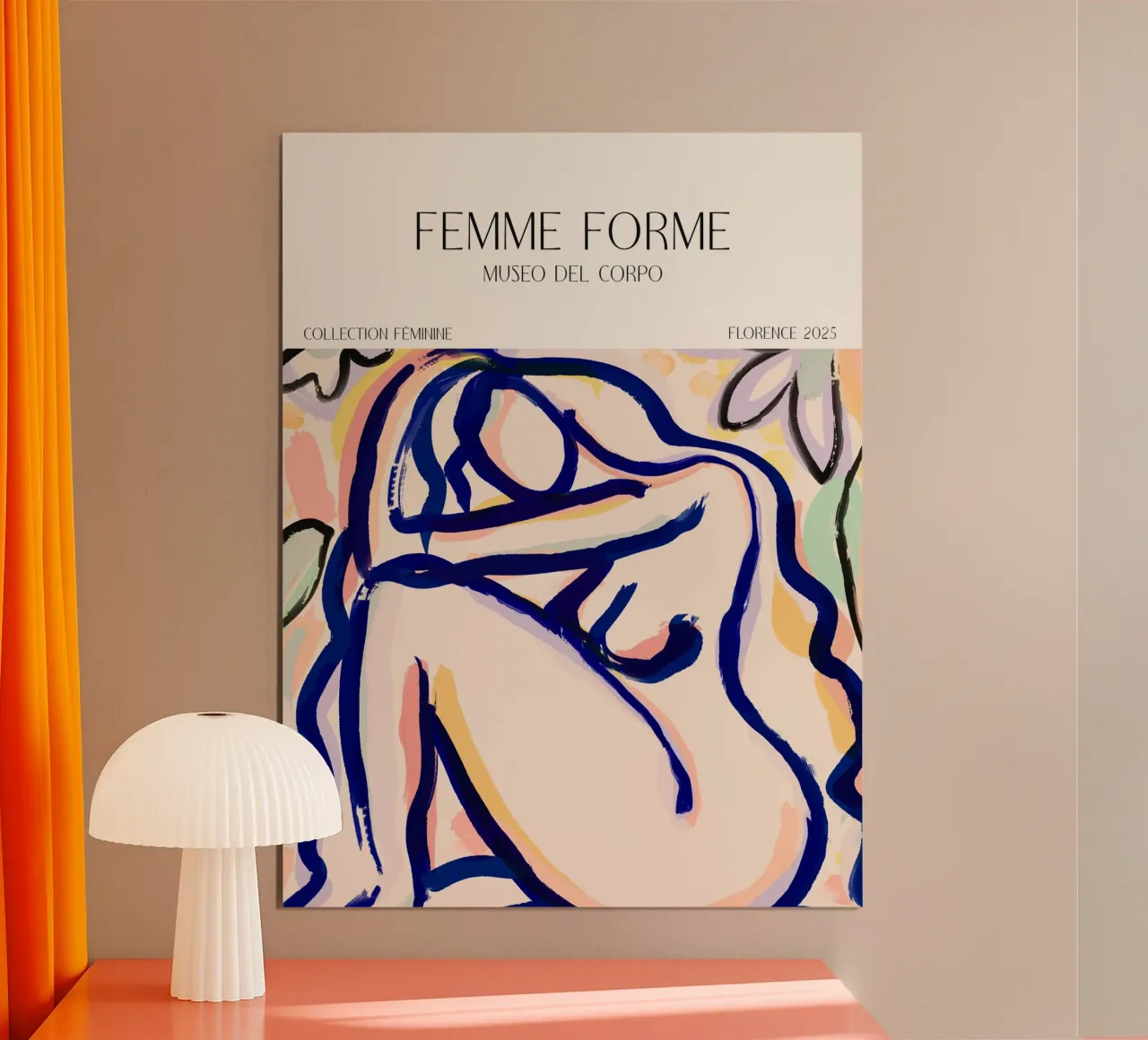 Femme Forme No 13 poster da treechild