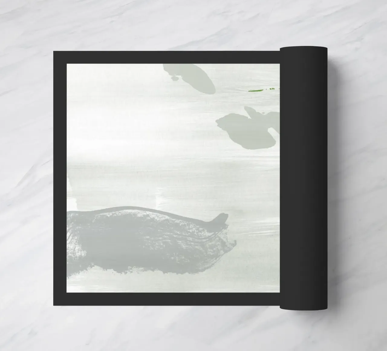 Astrazione grigio chiaro zerbino da NouveauPrints