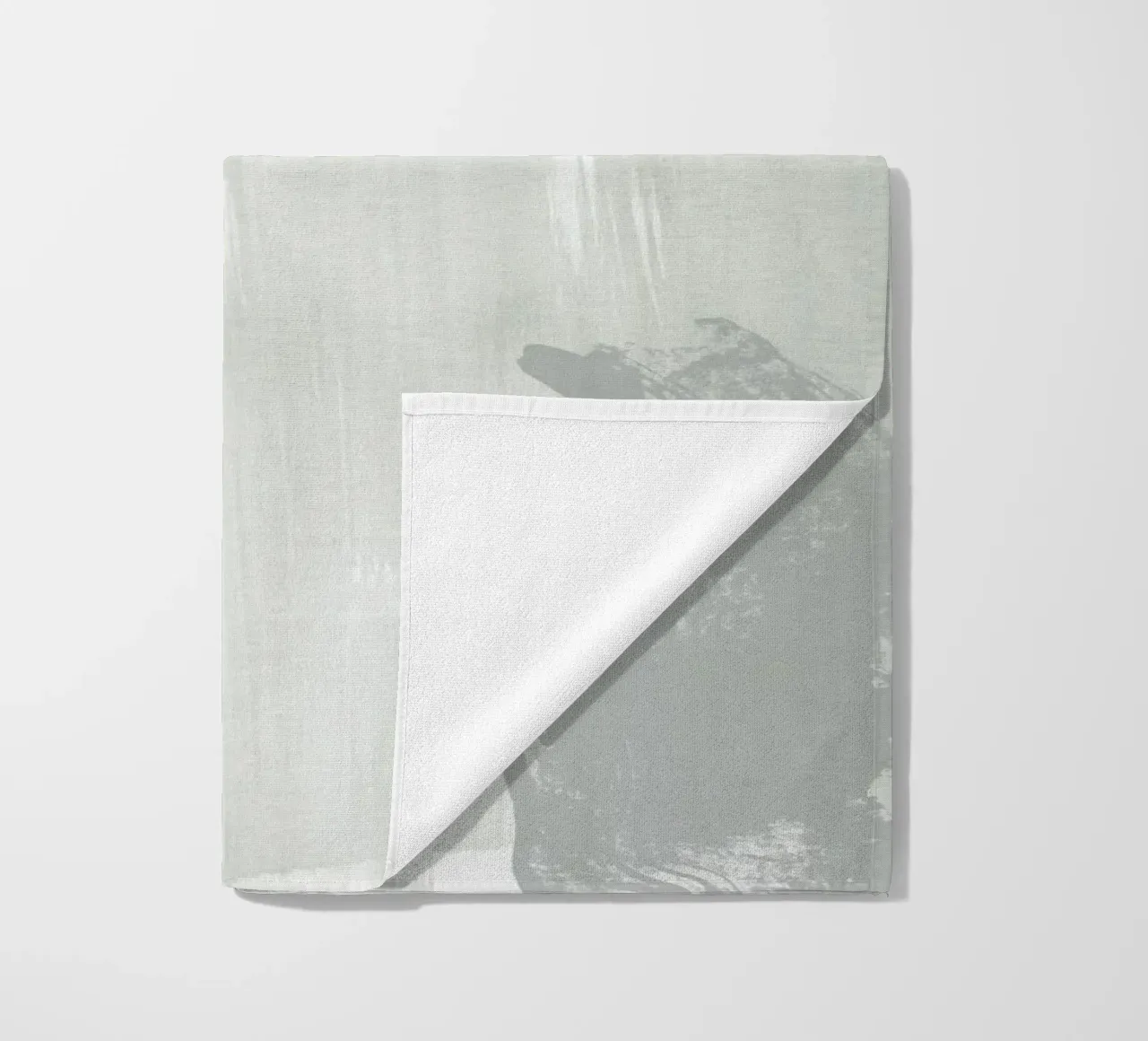 Light Grey Abstraction beach towel by NouveauPrints