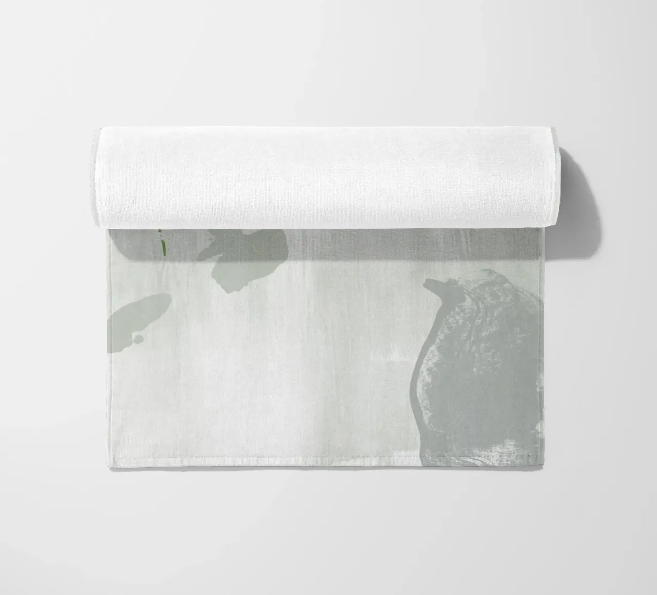 Light Grey Abstraction beach towel by NouveauPrints