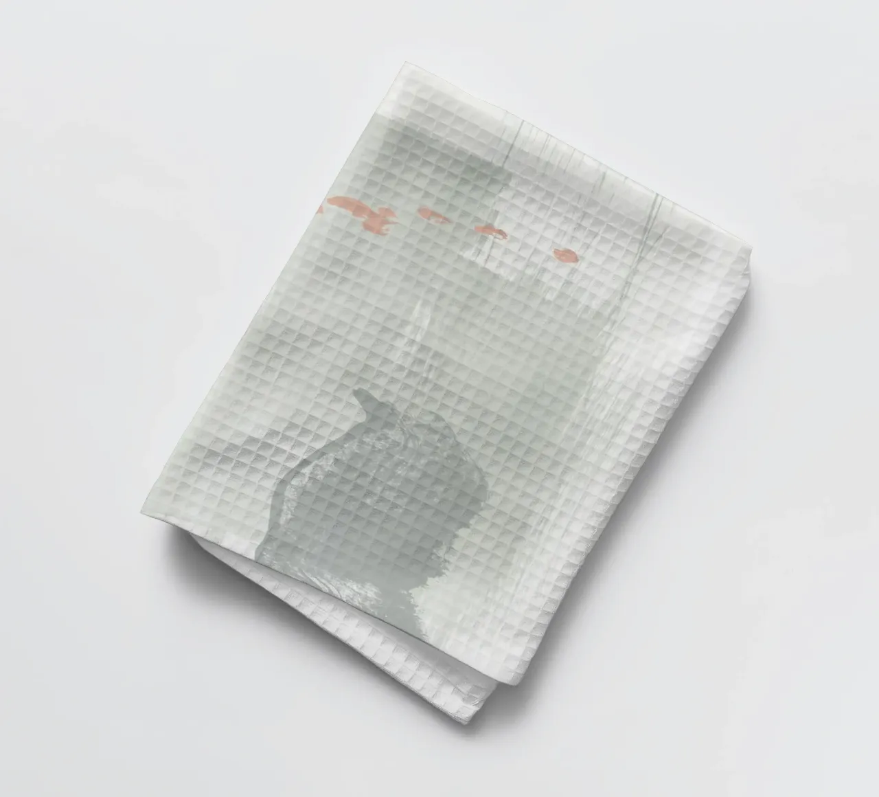 Abstraction gris clair torchon de NouveauPrints
