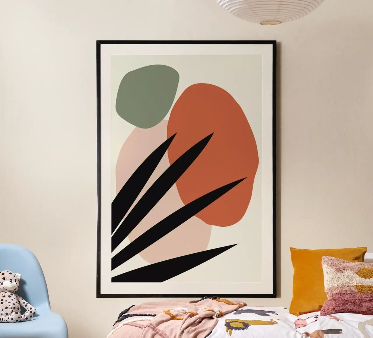 Reach poster con telaio in legno da Pure