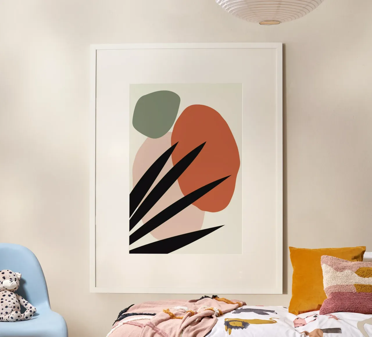 Reach poster con telaio in legno da Pure