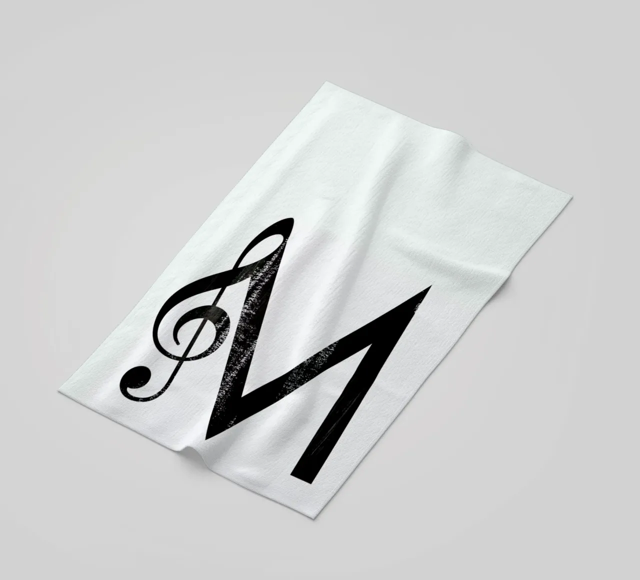 M is for Music telo mare da Goed Blauw