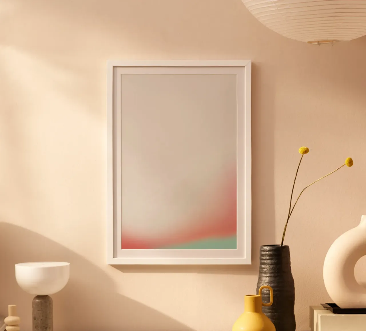 Sunrise 1 poster con telaio in plastica da Sarah Bühler