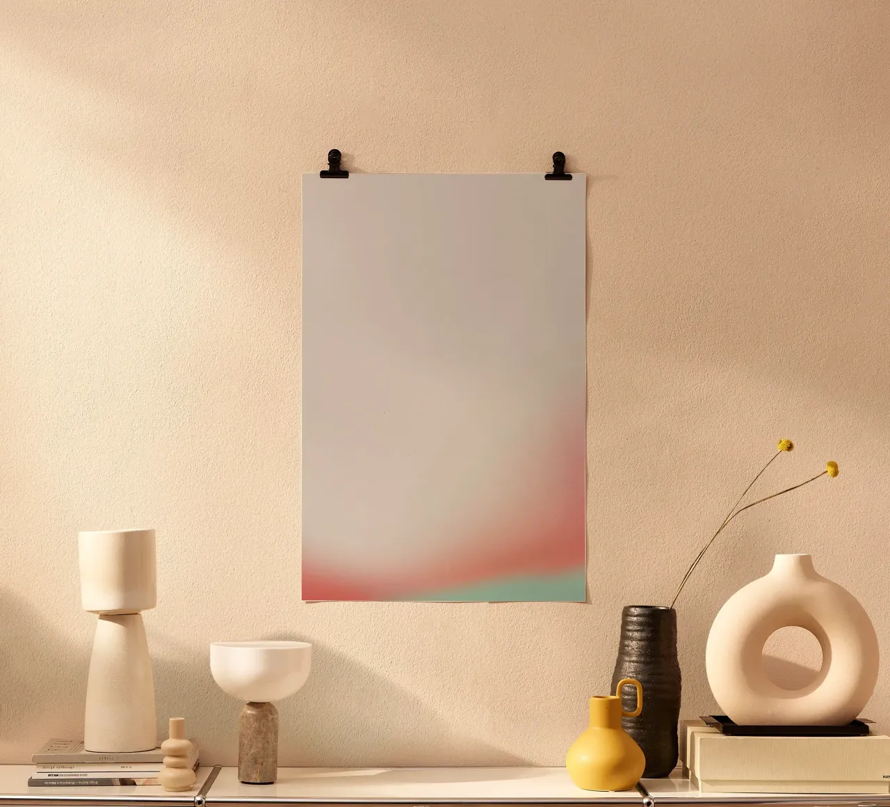 Sunrise 1 poster con telaio in plastica da Sarah Bühler