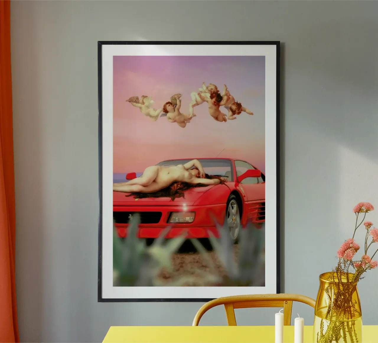 Venus Reborn poster con telaio in legno da Jonas Loose