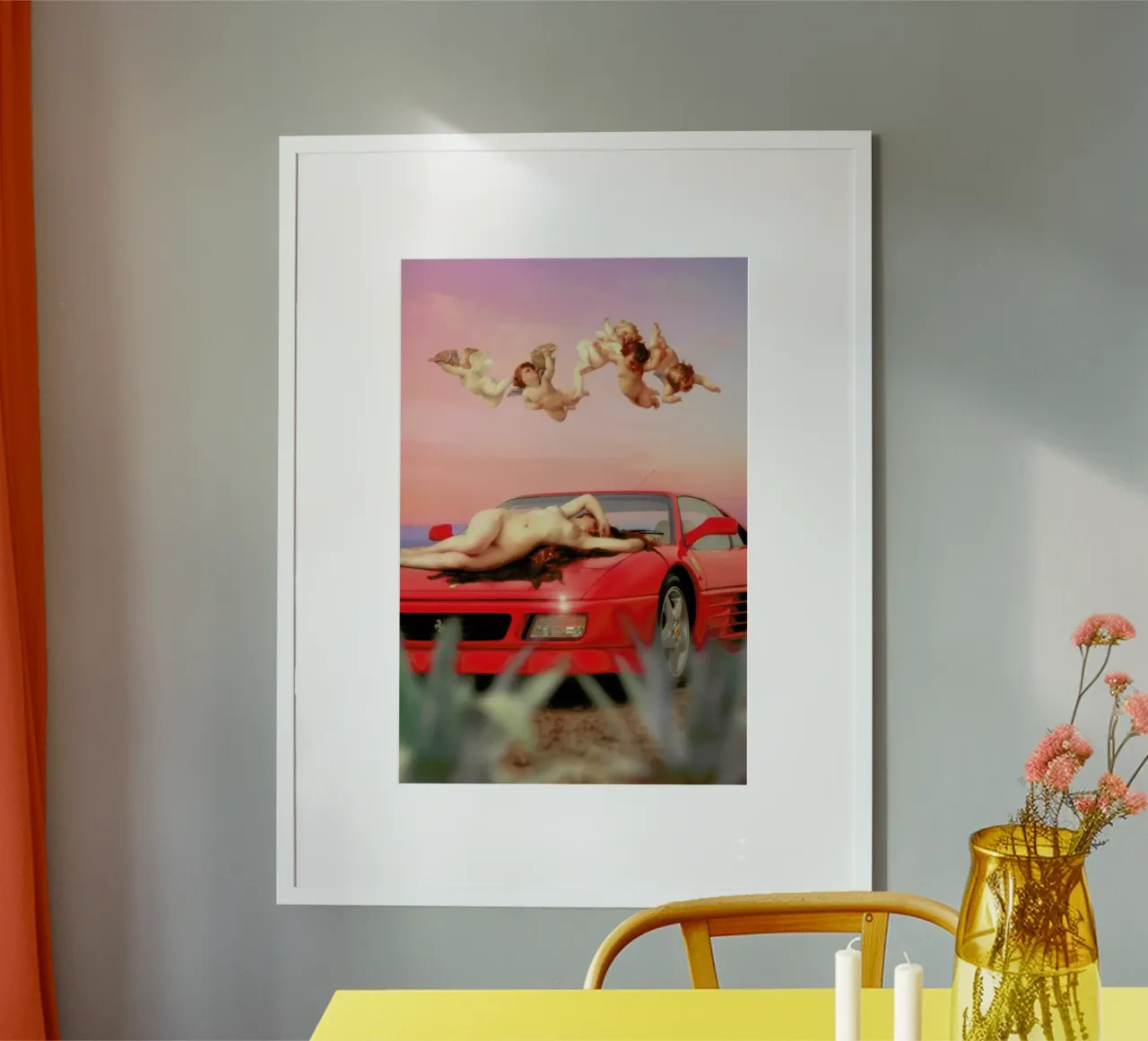 Venus Reborn poster con telaio in legno da Jonas Loose