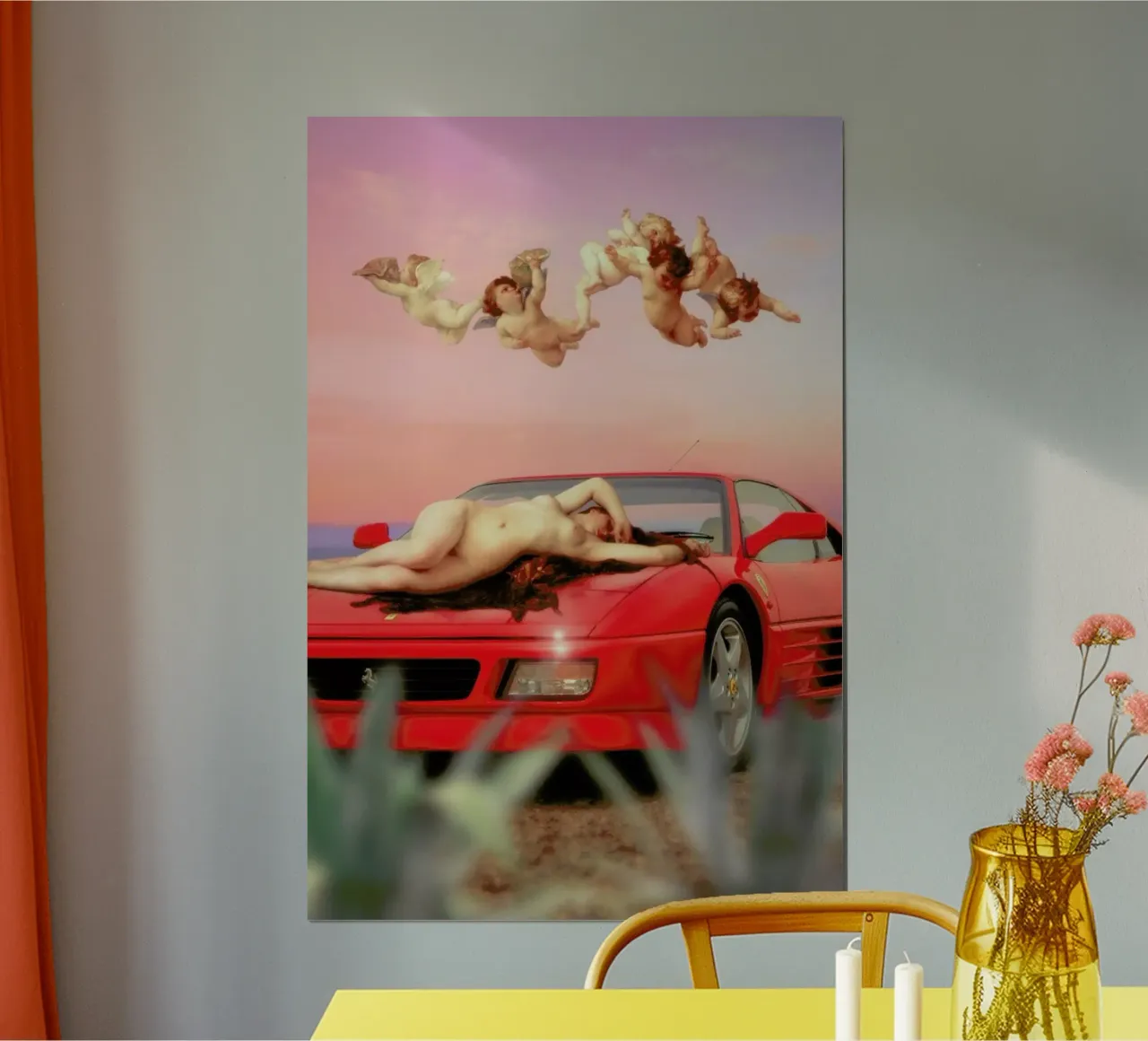 Venus Reborn poster con telaio in legno da Jonas Loose